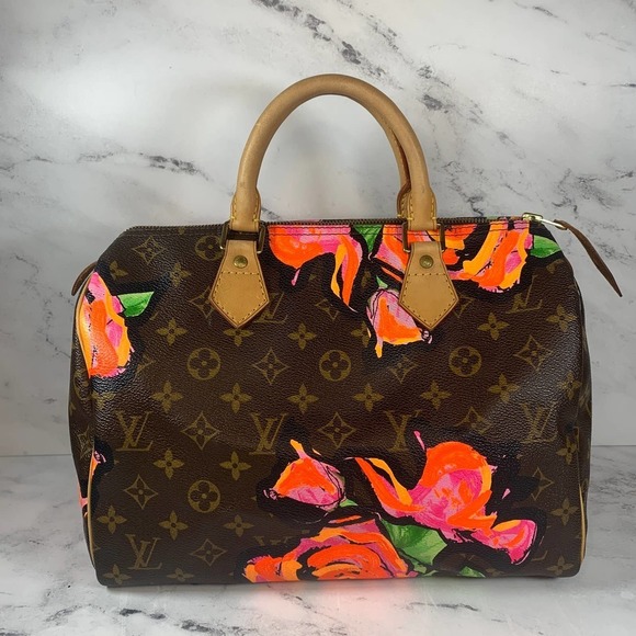 Louis Vuitton Roses Speedy 30 Monogram bag Pink Floral Sprouse Limited Edition - Picture 16 of 16